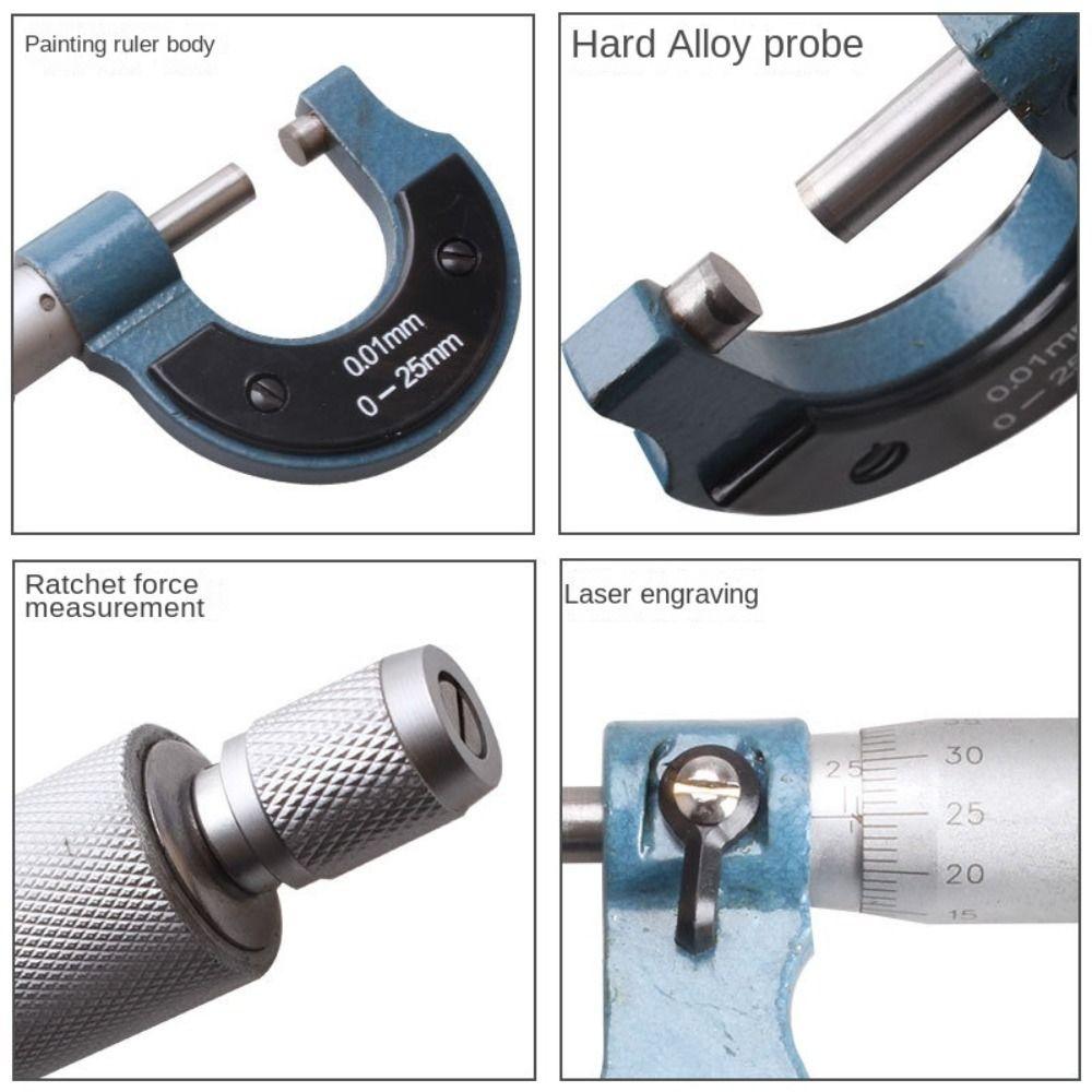 Премиальный цифровой микрометр Профессиональный микрометр с твердосплавной вставкой Машиностроение