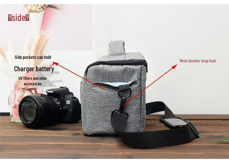 Профессиональная однолямочная сумка для DSLR-камер Canon, Nikon, Sony и беззеркальных камер Fuji