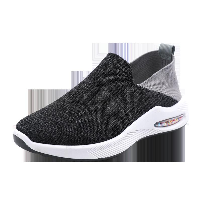 Весна и лето 2024 года, новые модные женские туфли на воздушной подушке с мягкой подошвой, низкие носки, туфли с одной педалью, ленивые туфли корейской версии