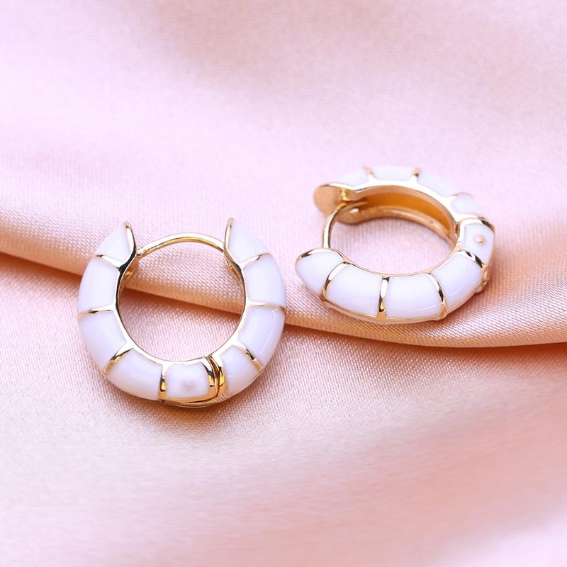 KNIKOO Круглые серьги-клипсы для женщин, модные серьги-кольца, ювелирные изделия для свадебных подарков, серьги