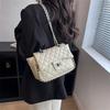 New Fashion Trend Lock Diamond Chain Bag Single Shoulder Oblique Span Women's Bag