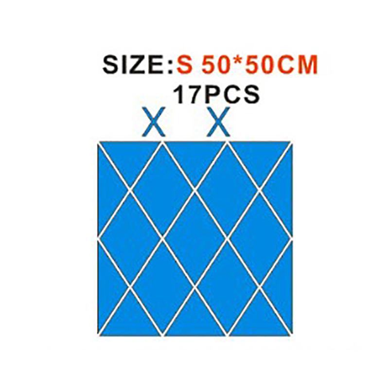 Ромбовидные наклейки Самоклеящиеся Акриловые Зеркальные Листы Наклейки на Стену