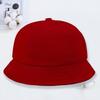Children's Small Yellow Hat Print Kindergarten Dome Basin Hat Student Sun Hat Cute Ball Hat Sun Protection Bucket Hat