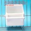 1pc-Hanging Bird Feeders for Cage Plastic Food Container with Perch for Parakeets