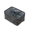 Solid Color Compartment Storage Basket Large Capacity Mommy Bag Sundries Storage Basket  for Home