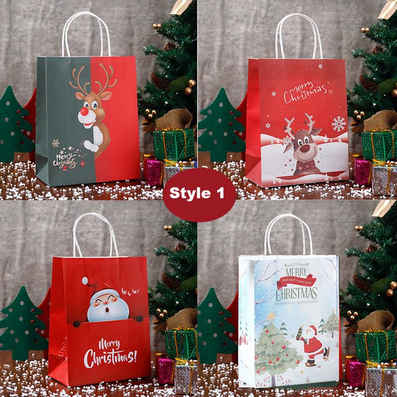 Веселый рождественский набор Санта-Клауса Подарочный мешок для печенья Рождественская домашняя вечеринка Форма для печенья Рождество Новый год DIY Украшения Наклейки