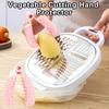 Anti-cut Finger Guard Serrated Ergonomic Firm Grip Anti-slip Vegetable Cutting Hand Protector Kitchen Supply