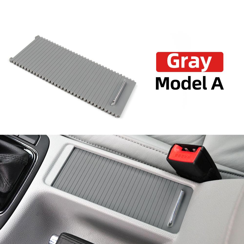 Interior Car Center Console Drink Cup Water Holder Roller Shutter Blind Cover Plate For Skoda Superb 2009-2026 3T08625319B9