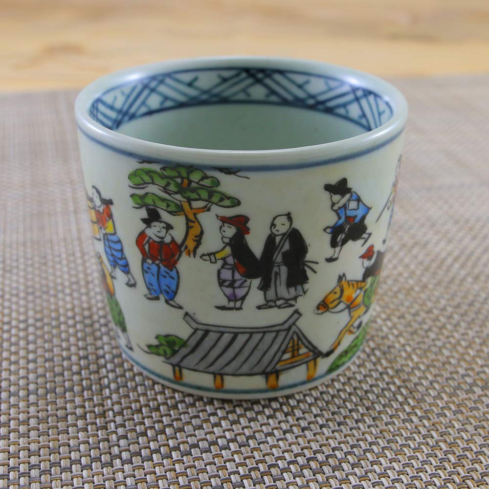 Соба чоко Арита посуда Энзаэмон печь картина свиток соба чоко иностранец чашка Эдо чайная чашка японская посуда керамика Санкай Риши