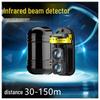 Dual-Beam Infrared Perimeter Alarm - Outdoor Security Anti-Theft Device with Easy Installation