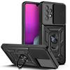Camera Ring Slide Lens Protection Case For Samsung Galaxy A13 A23 A33 A53 A73 A22 A32 A52 A72 A12 A51 M23 4g 5g S20 S21 S22 Shockproof Armor Cover