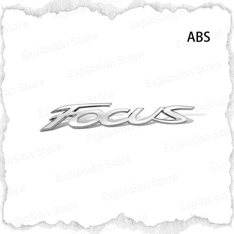 HDC3 Car Decor 3D ABS/Metal Car Letter Rear Bumper Trunk Decals Emblem Sticker For Ford Focus Logo MK1 MK2 MK3 MK4 Fiesta Ranger