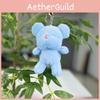 Adorable Plush Bear Keychain Doll With Colorful Beads Perfect For Gifts And Decorations