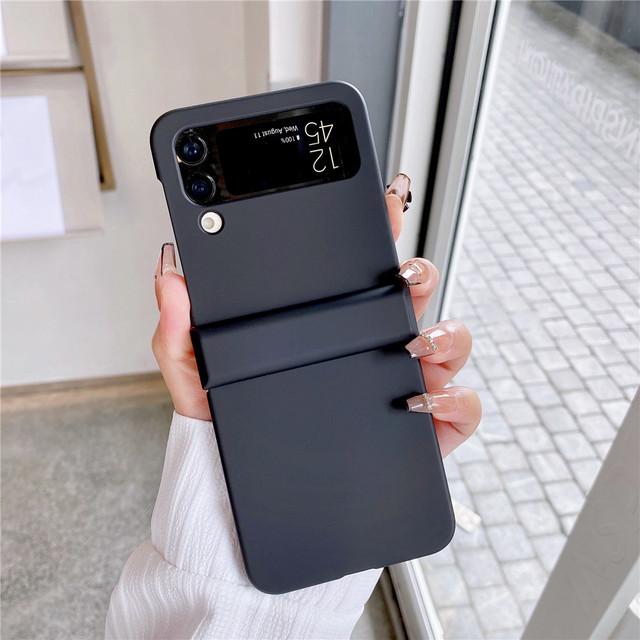 Матовый чехол для телефона Samsung Galaxy Z Flip 4 Galaxy Z Flip 4, однотонный ультратонкий чехол-книжка Flip4 Shell