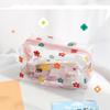 Big Waterproof Transparent Pencil Case PVC Stationery Gift Girls Students Pencil Bag Kawaii Makeup Cosmetic Bag Travel Bags