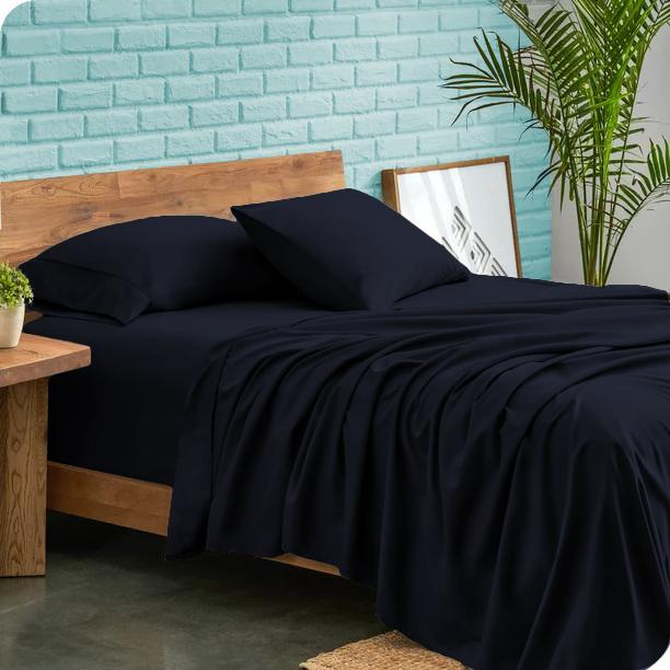 Роскошный комплект простыней из 4 предметов 600TC 100% египетский хлопок с однотонным узором и глубоким карманом 30 см – ультрамягкий, прочный комплект постельного белья с глубоким карманом для всех размеров