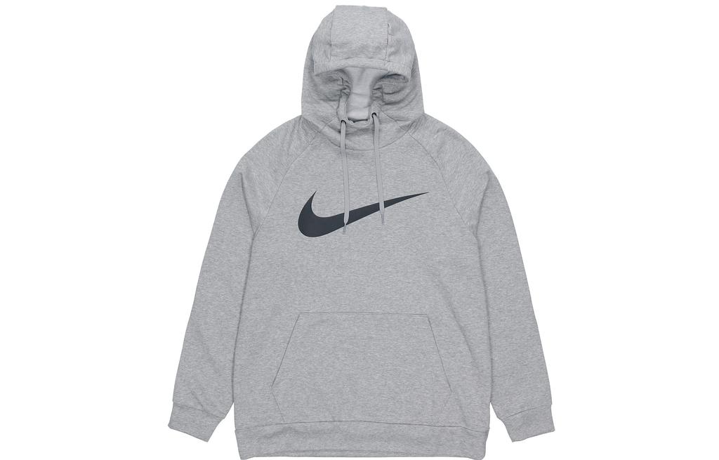 Nike Мужская толстовка Dri Fit Светло-серая CZ2426-063