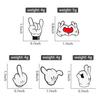 Cartoon Finger Gesture Love You Brooch Enamel Pin Creative Metal Decoration Brooch Backpack Lapel Badge Jewelry Gift for Friends