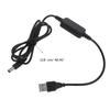 Кабель-преобразователь напряжения USB DC 5V в DC 12V, повышающий зарядные устройства, USB кабель для зарядки и синхронизации