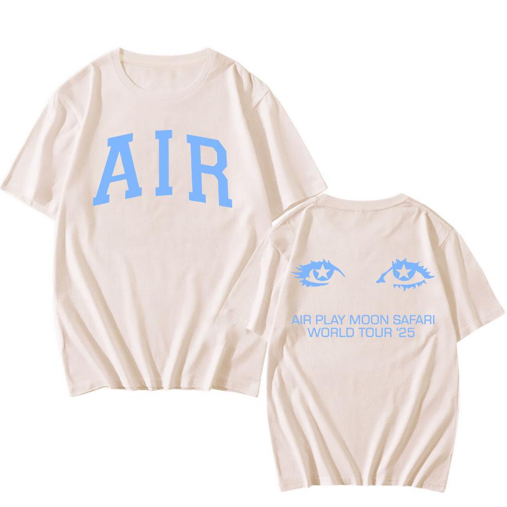 VEGYN X AIR BLUE MOON SAFARI LTD EDITION TSHIRT Air 2025 World Tour T-shirt Summer Cotton Male T Shirt Casual Men Women Clothes