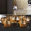 Набор графинов для виски Flavinmci Diamond Gold Crystal