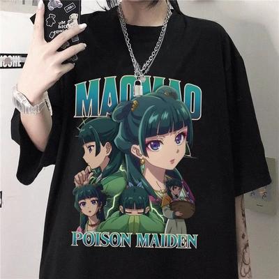 Новая футболка с принтом «Дневники аптекаря», женская персонализированная летняя рубашка, повседневные женские топы в стиле аниме «Харадзюку»