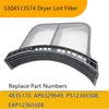 Dryer Lint Filter Dryer Maintenance Part Plastic Texture Dryer Lint Screen Dryer Filter Net Suitable for Household Use