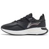 Li Ning Cloud Shield Амортизация Отскок Низкие Кроссовки для бега Женские Черные AGLR234-4