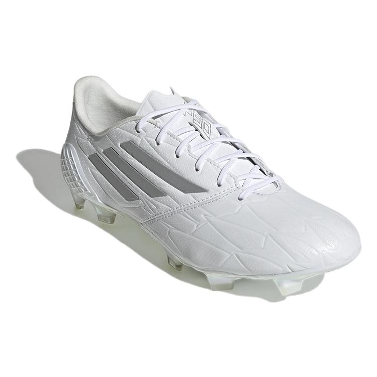 adidas Adizero F50 4 Кожаные FG 'Белый Серебристый Металлик' GX3911