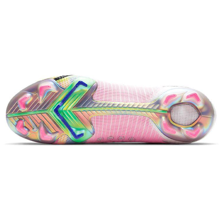 Nike Кроссовки унисекс Mercurial Vapor 14 Elite FG White Dark Raisin Rage-Green Metallic-Silver CQ7635-105