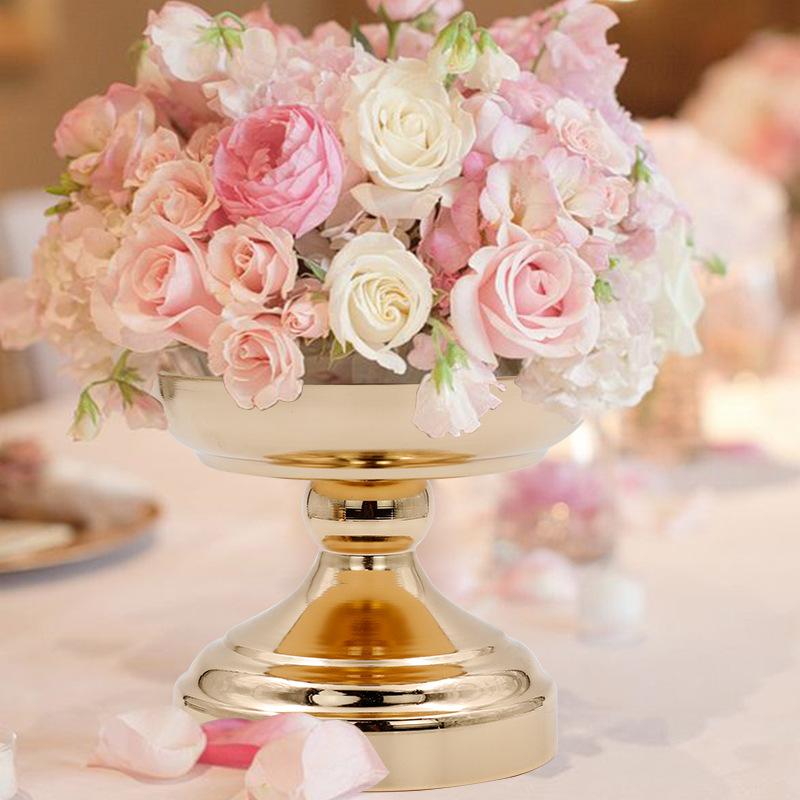 Обеденный стол, цветочная посуда, креативное украшение на свадьбу, день рождения, цветочная композиция, украшения для гостиной, тарелка с фруктами, гальваническая ваза