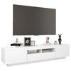 Vidaxl Szafka Tv Z Oświetleniem Led, Biała, 180X35X40 Cm
