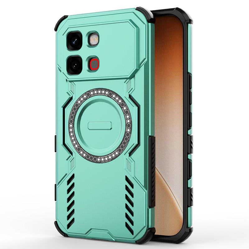 KEYSION Полый чехол с теплоотводом для Infinix Note Edge 5G Силикон+ПК Магнитное охлаждение Ударопрочный чехол для телефона для Note Edge