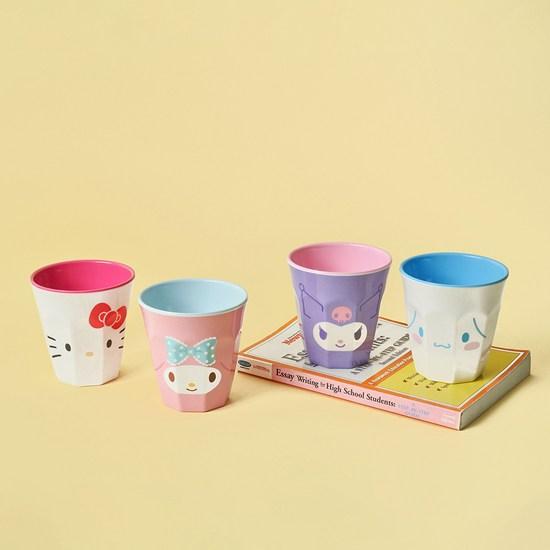 Bofriends Sanrio Characters набор из 2 двухцветных чашек из меламина, булочка с корицей, Hello Kitty, 1 набор, популярный персонаж в Корее