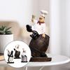 Zarte Chef Figure Ornament Statue Model Kitchen and Home Restaurant Decor Sitting Delicate