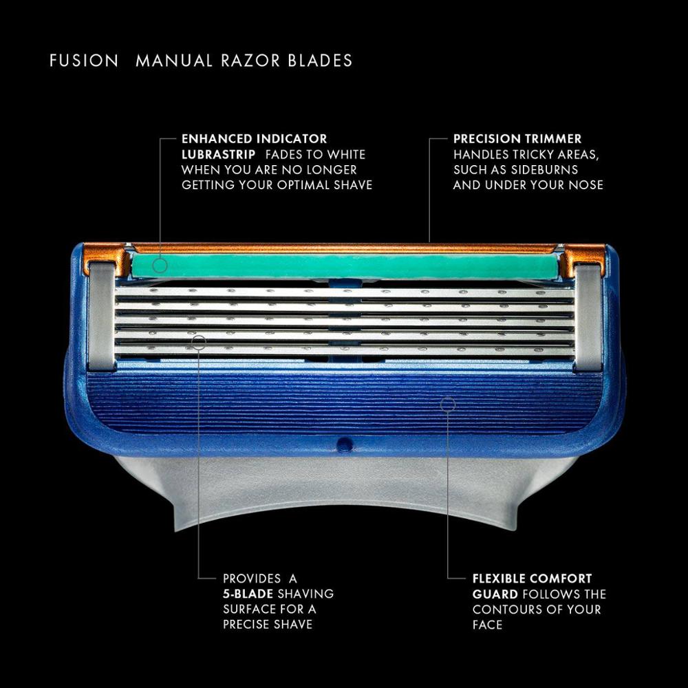 8 шт., сменная головка для бритвенных лезвий для мужчин, ручные безопасные бритвенные лезвия