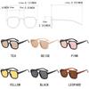Hip-hop Sunglasses New Double-beam Frame Sunglasses Trend Women's Glasses Men's Sunglasses