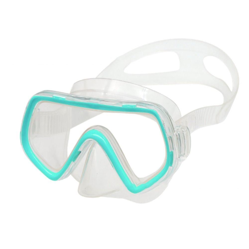 Детская маска для дайвинга с ПВХ-ремешком, очки для плавания с трубкой из поликарбоната, детские очки для плавания унисекс для молодежи