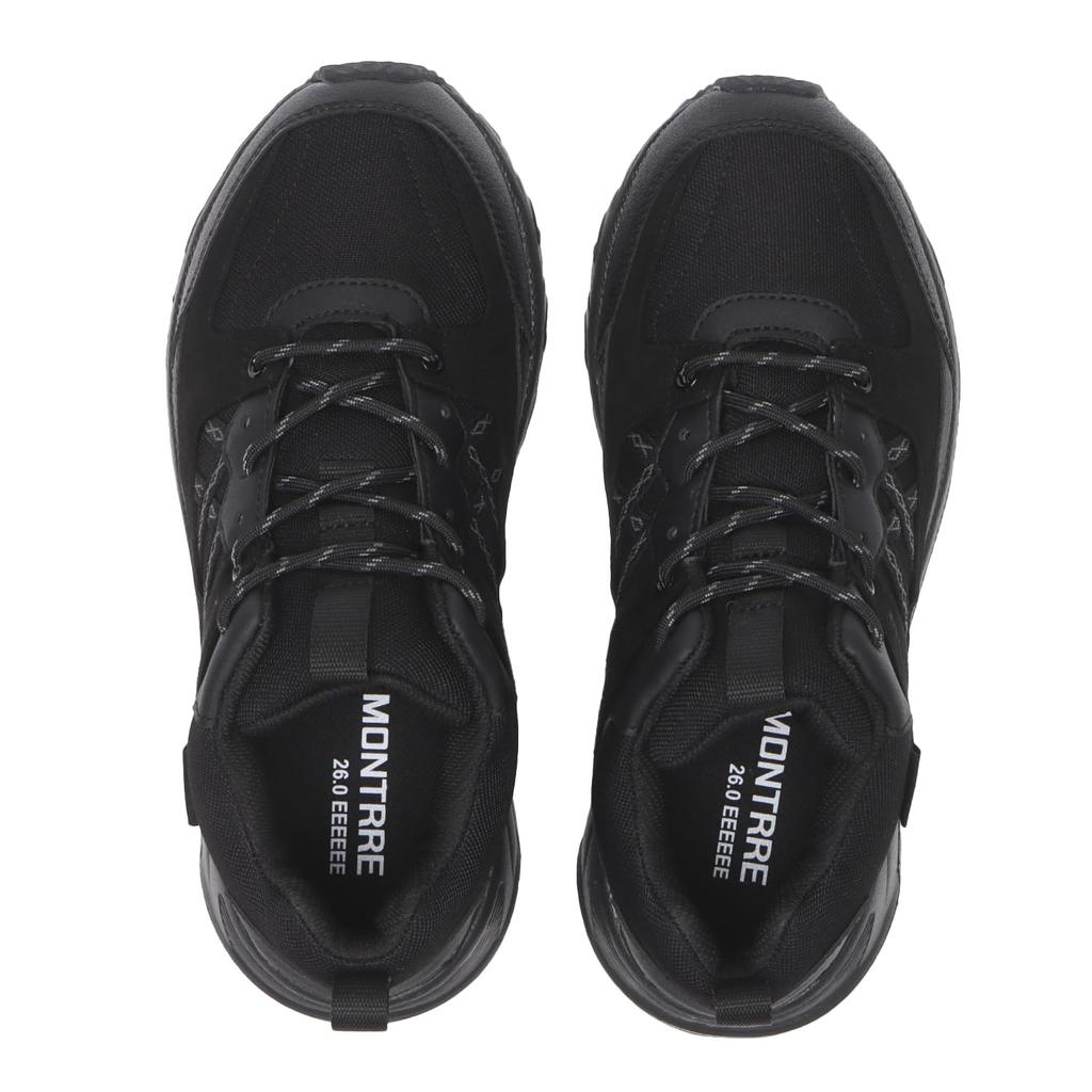 Кроссовки для ходьбы Водонепроницаемые широкие треккинговые 6E MTR 0130 см [Achilles] мужские черные/черные 28.0