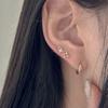 youngglow 14k double sparkle piercing