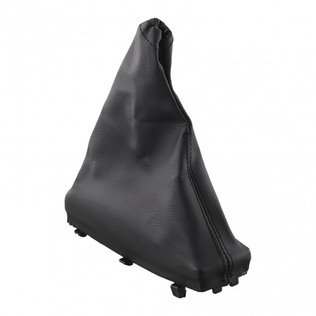 Кожаный чехол ручника черного цвета, изготовленный на заказ для салонов автомобилей