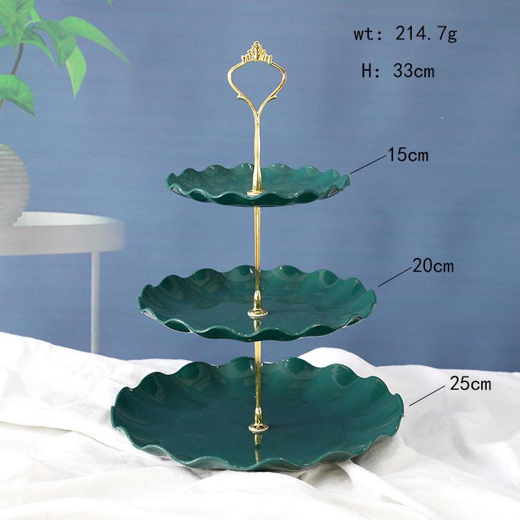 Three-Tier Dessert Display Stand for Parties and Weddings