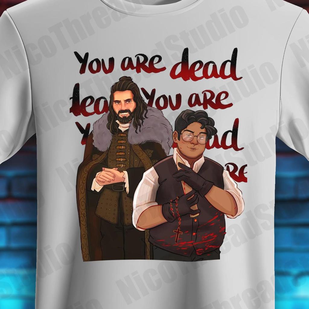 What We Do In The Shadows Vampire Gothic Shirt, Retro Horror Comedy Graphic T-Shirt, Dark Lover, Nadja Laszlo Fan Art Gift, TV Series Shirt