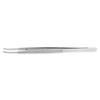 GDC Micro Tissue Forceps Gerald - Curved - 1x2 (18cm) (TPG4)