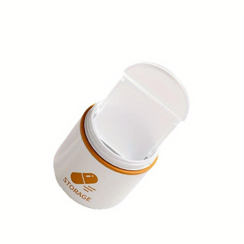 Портативная коробка для лекарств Герметичная коробка с отделениями для лекарств Напоминание о приеме лекарств Портативный контейнер для хранения лекарств