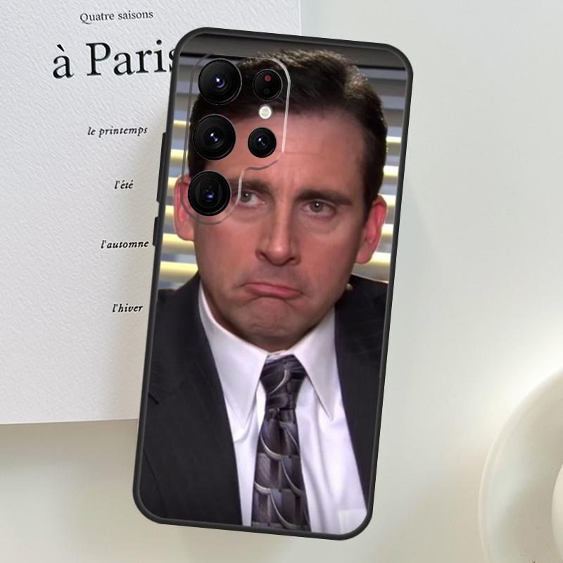 The Office Michael Scott Case For Samsung Galaxy S26 Ultra S25 S24 S23 S21 S22 Ultra S10 S20 Plus S25 FE Phone Cover