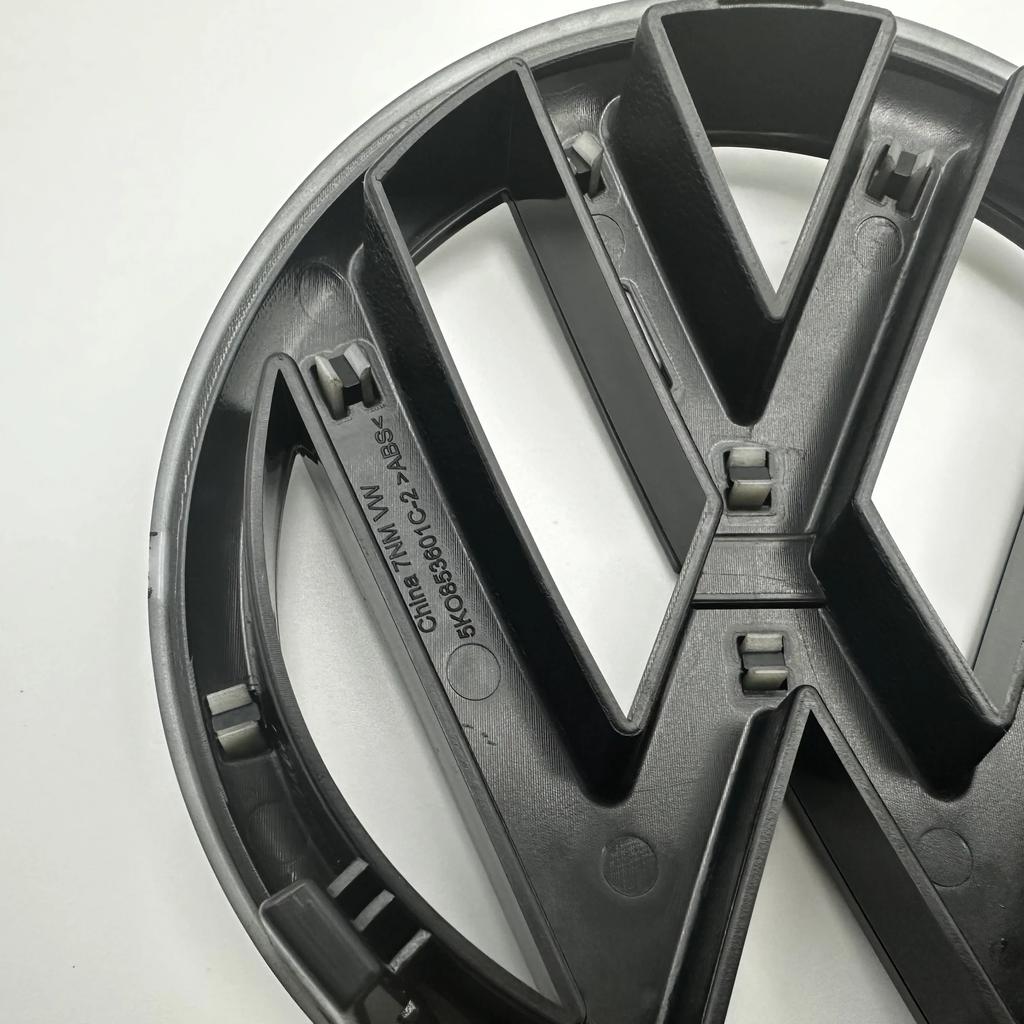 CJOZW1 2026 Горячие Эмблемы Для VW Volkswagen Jetta MK5 Golf Глянцево-Черные Замена 135мм Эмблема Передней Решетки Или 110мм Крышки Багажника Автомобиля B