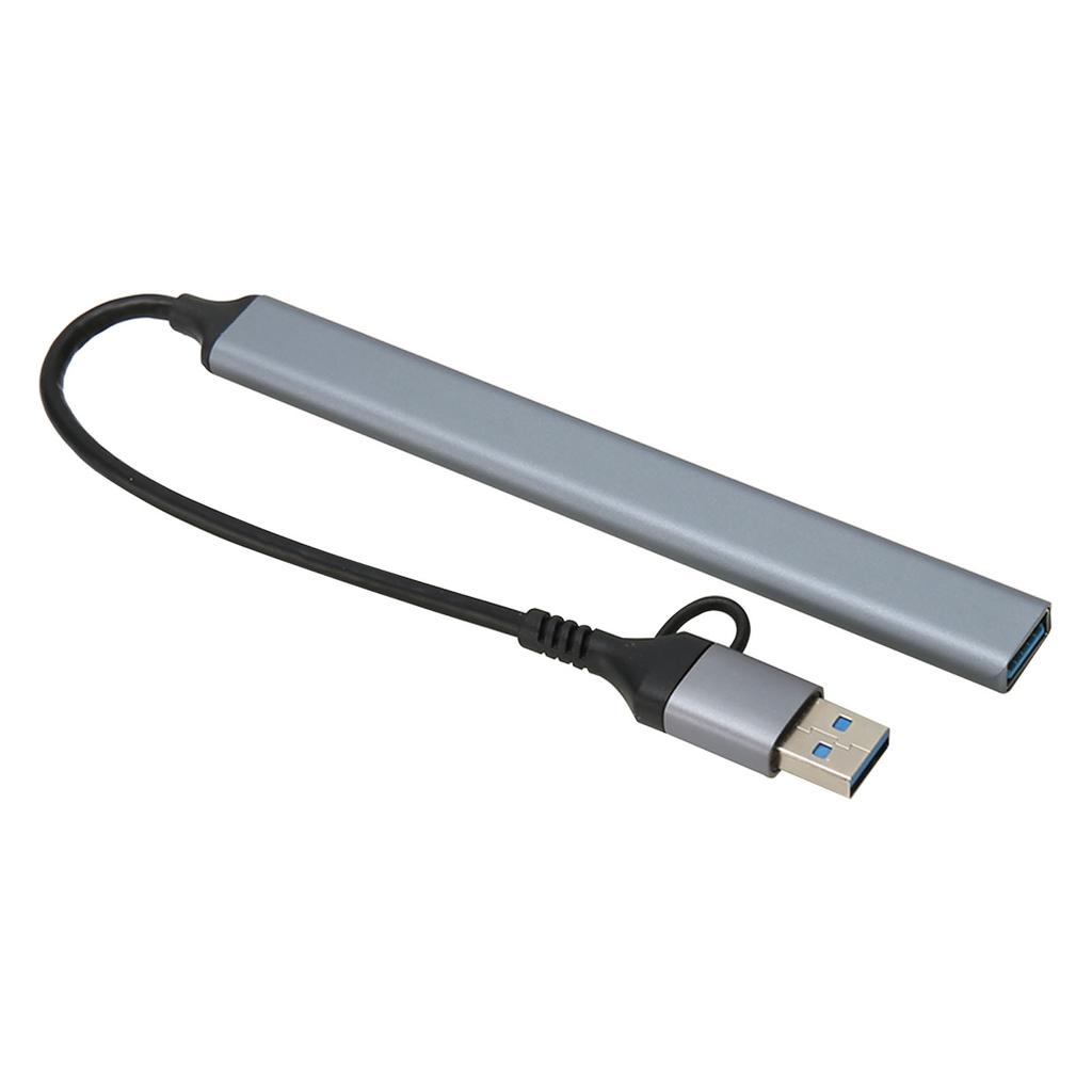 USB Type C хаб 1 порт USB 3.0 6 портов USB 2.0 Высокоскоростной Plug and Play Многопортовый адаптер для телефона ноутбука мыши клавиатуры