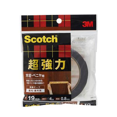 3M Scotch Сверхпрочная лента для дерева и фанеры, двусторонняя, 19 мм x 4 м, SMZ-19