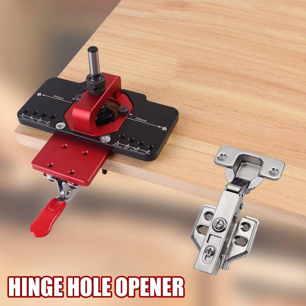 Woodworking Hole Drilling Guide Locator High-quality 35mm Puncher Template Hole Opener Tools